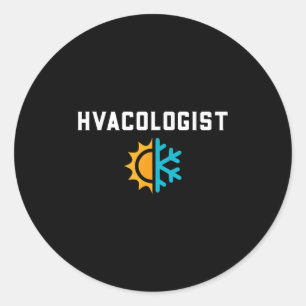 Hvac Tech Gifts Shirts Co. - Funny Hvac Tech Engin Classic Round Sticker