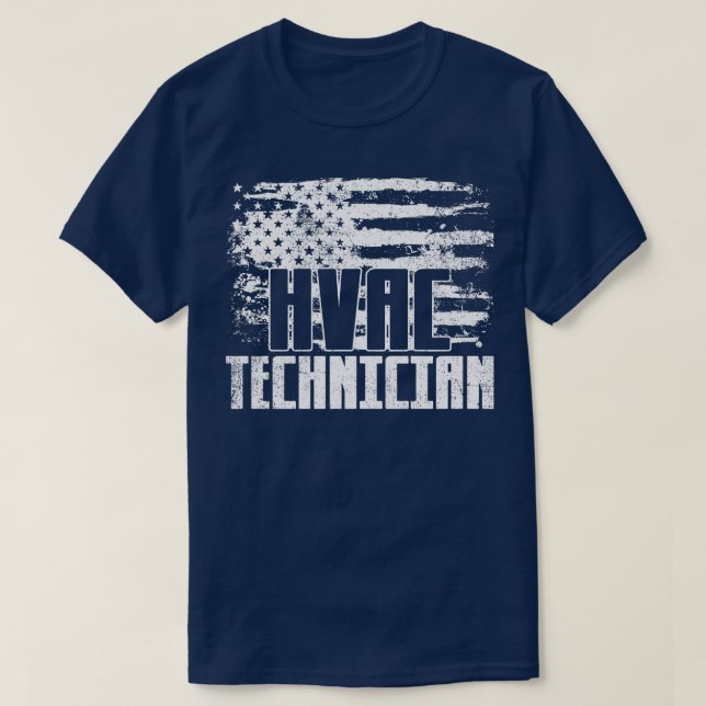 HVAC Technician 2 T-Shirt (Design Front)