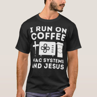HVAC Technician Air Conditioner Repairing - Coffee T-Shirt
