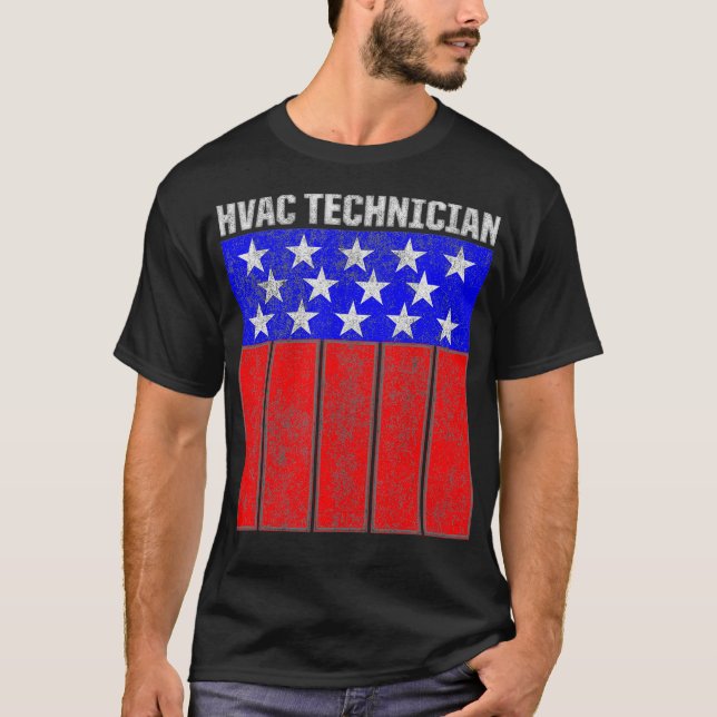 HVAC Technician Instruct Funny HVAC Tech  T-Shirt (Front)
