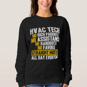 HVAC Technician Vintage HVAC Tech HVAC Tech No Ric Sweatshirt