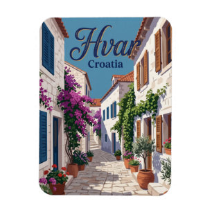 Hvar Alley Croatia Magnet