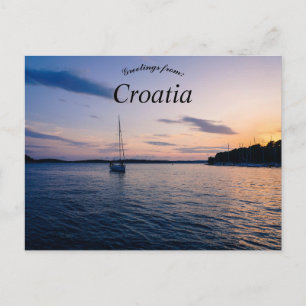 Hvar Coast Croatia Postcard