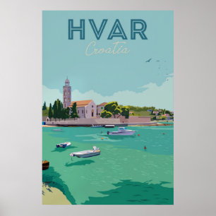 Hvar, Croatia Poster