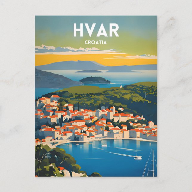 Hvar Postcard (Front)