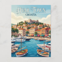 Hvar Town Harbour Croatia