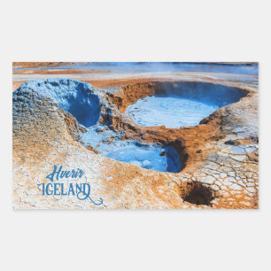 Hverir, Iceland Rectangular Sticker