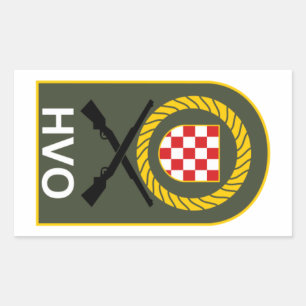HVO RECTANGULAR STICKER