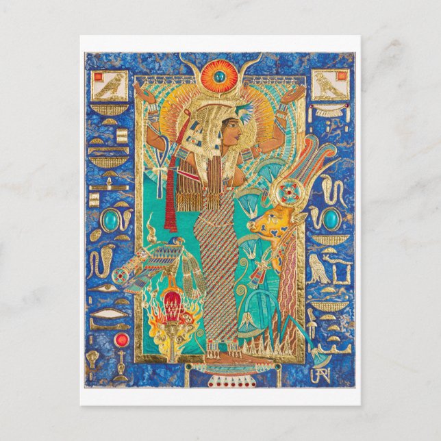 Hwt-Her (Hathor), Postcard (Front)