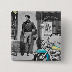 HWY 51 Silver 2 15 Cm Square Badge