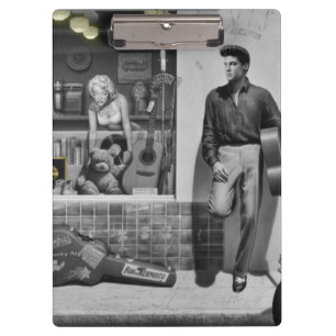 HWY 51 Silver Clipboard