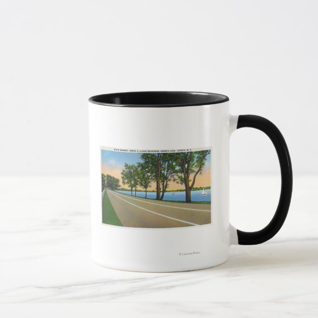 Hwy Route 5 View of Seneca Lake Mug (Right)