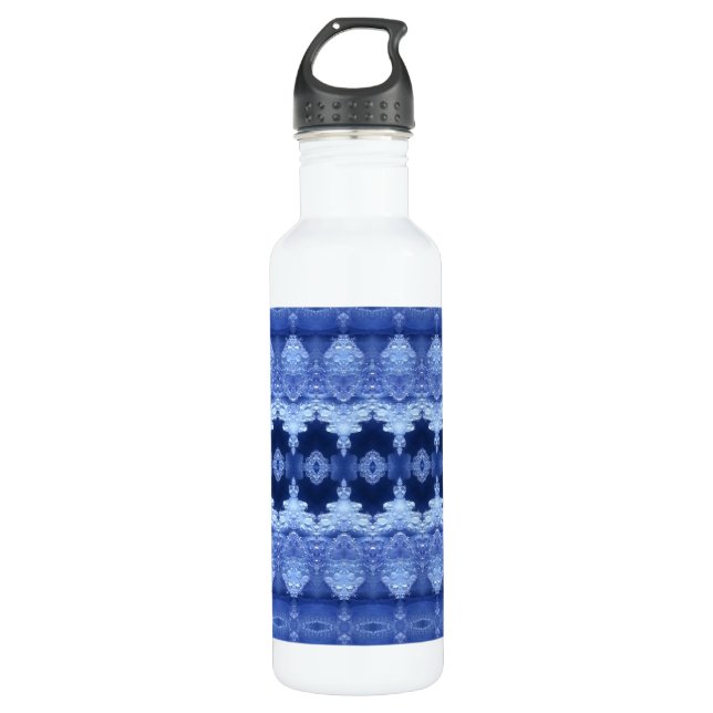 Hy Blue Ikat 2 710 Ml Water Bottle (Front)