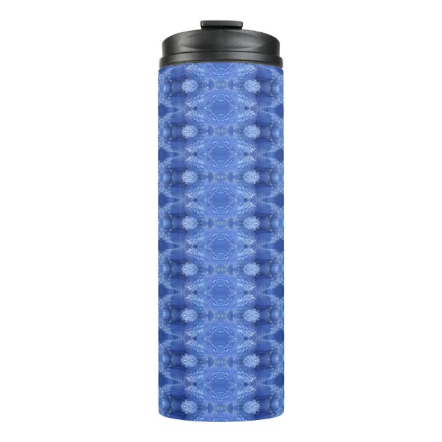 Hy Blue Ikat 5 Thermal Tumbler (Front)