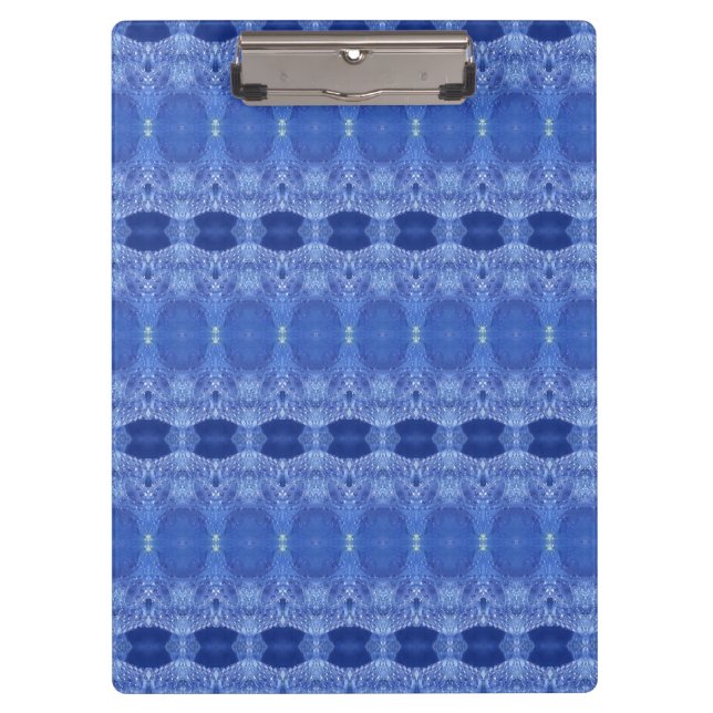 Hy Blue Ikat 7 Clipboard (Front)