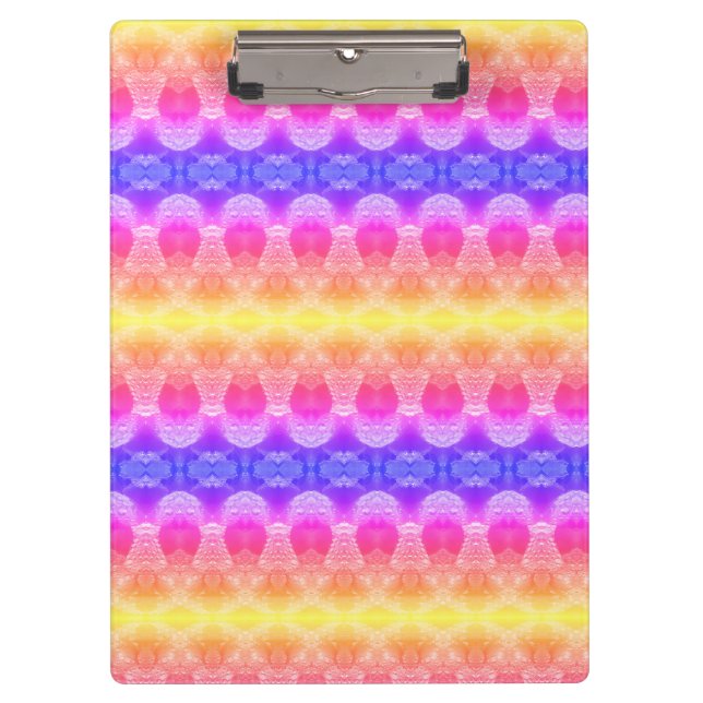 Hy Blue Ikat Clipboard (Front)