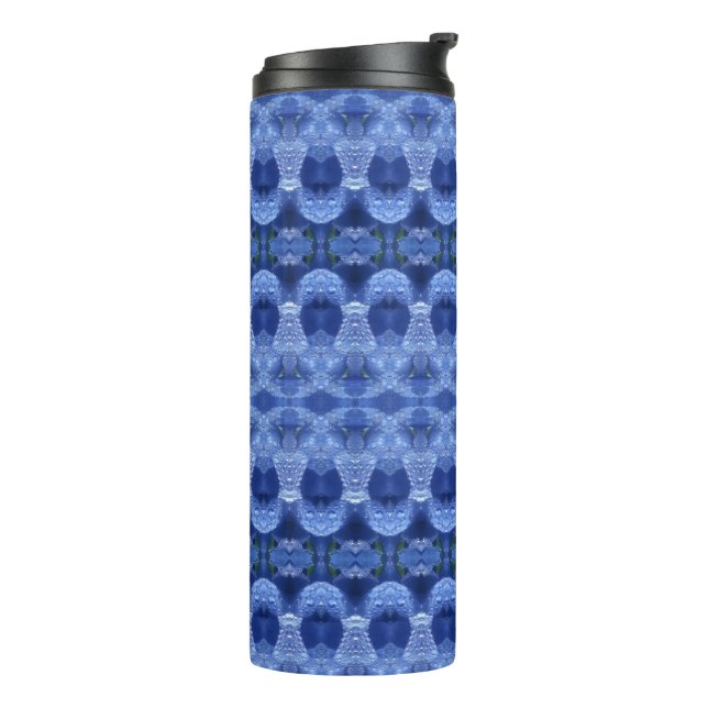 Hy Blue Ikat Thermal Tumbler (Rotated Left)