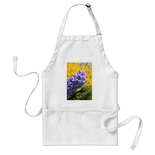 Hyacinth and Forsythia Standard Apron (Front)