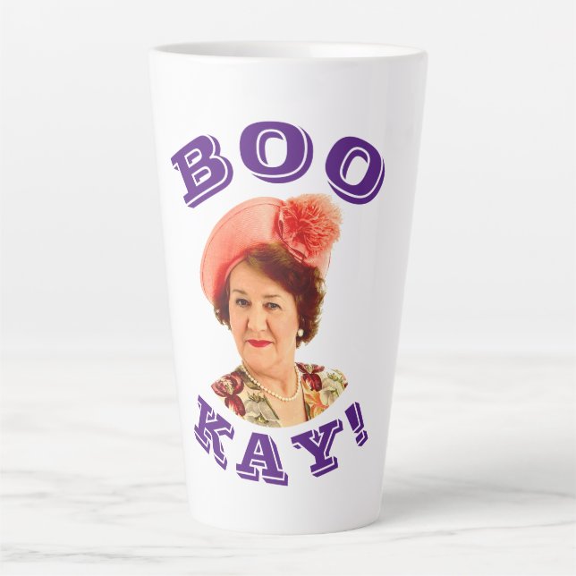 Hyacinth BOOKAY! Latte Mug (Front)