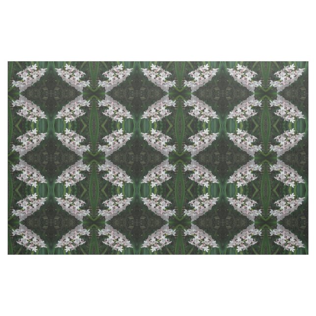 Hyacinth Floral Patterned Craft Fabric (Fat Quarter)