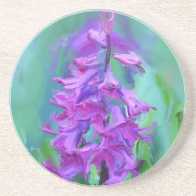 Hyacinth Flower Coaster (Front)