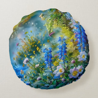 Hyacinth flowers cushion pillow