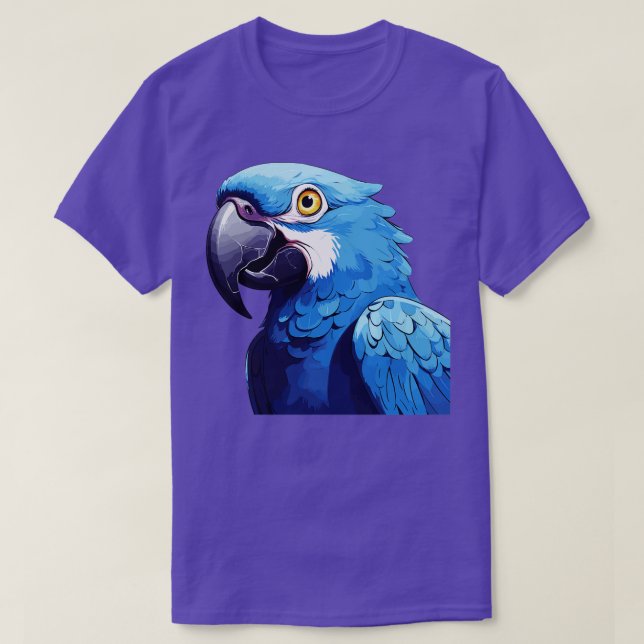 Hyacinth Macaw 7 T-Shirt (Design Front)