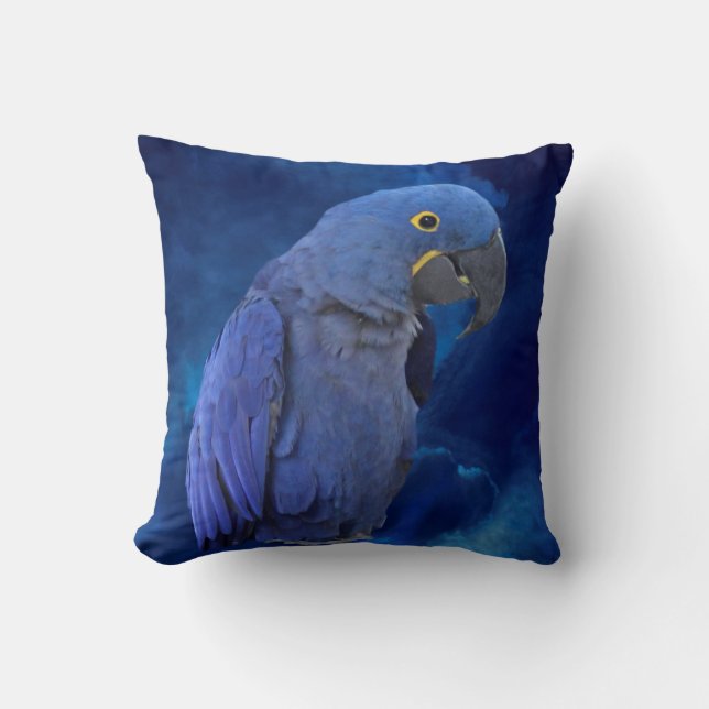 Hyacinth Macaw Cushion (Front)