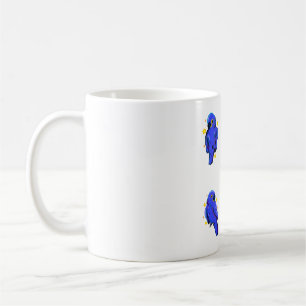 Hyacinth macaw Delight � Cute Animal Art Coffee Mug
