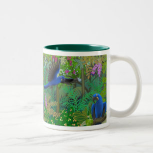 Hyacinth Macaw Jungle Mug