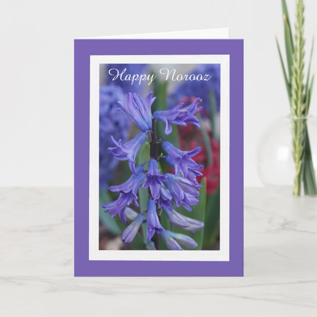 Hyacinth Persian New Year Card (Front)
