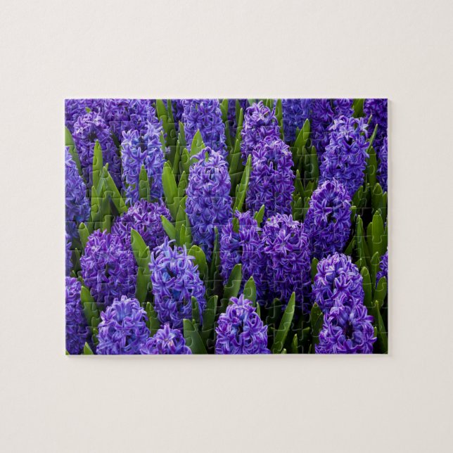 Hyacinth Violet Wildflowers Jigsaw Puzzle (Horizontal)