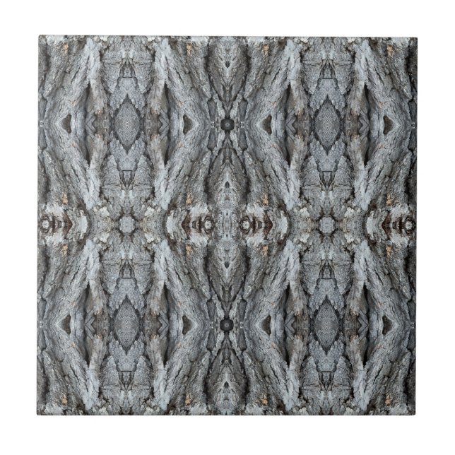 Hyacinthe Tree Bark Patterned 4.25 Square Ceramic Tile (Front)