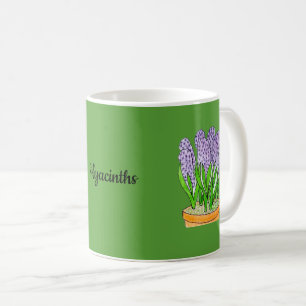 Hyacinths coffee mug