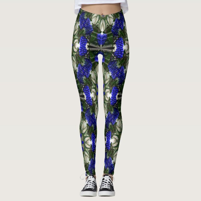 Hyacinths Galore... Leggings (Front)