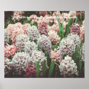 Hyacinths Poster