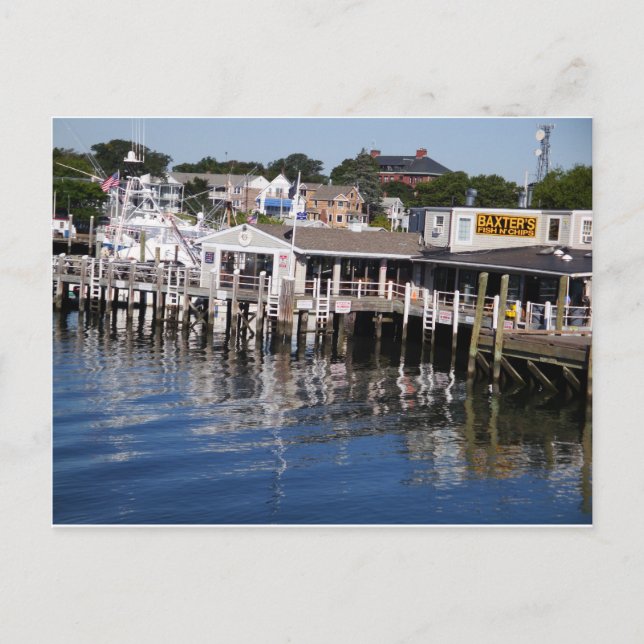Hyannis Harbour, Cape Cod Postcard (Front)