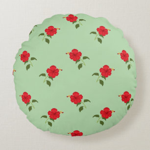 Hybiscus Round Cushion