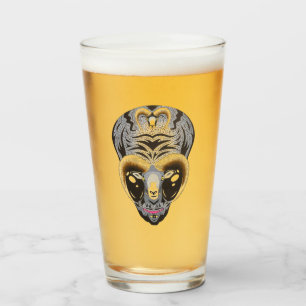 Hybrid Alien Goat Head Glass