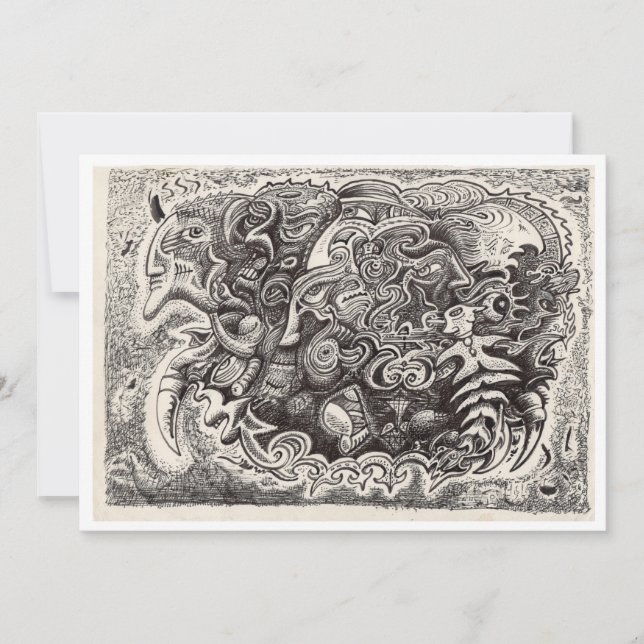 Hybrid Beast  Flat Card (Front)