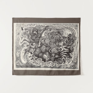 Hybrid Beast (full image) Tapestry