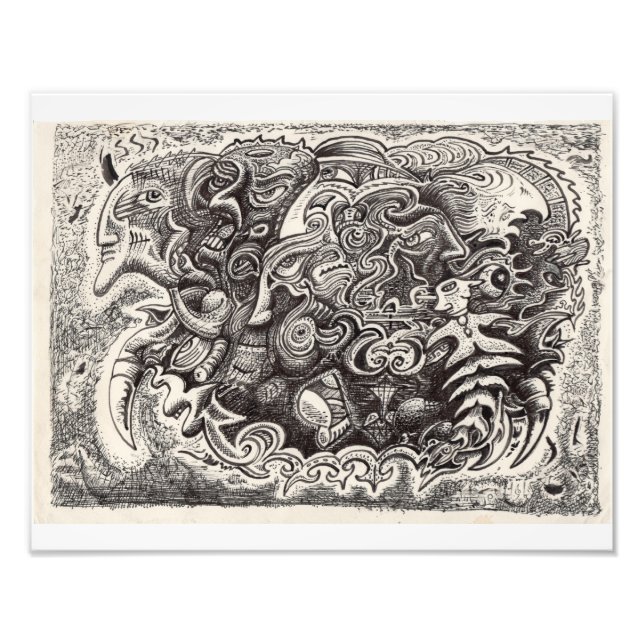 Hybrid Beast   Photo Print (Front)