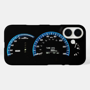 Hybrid Car Instrument Cluster iPhone 16 Case