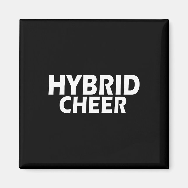 Hybrid Cheer - Cheerleading  Magnet (Front)