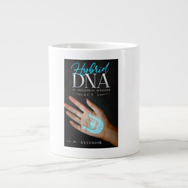 Hybrid DNA Book Mug (Front)