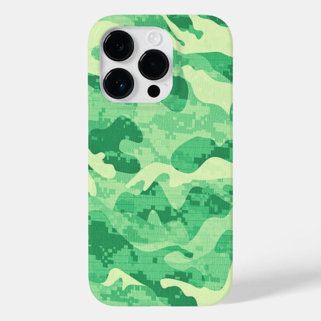 Hybrid Green Camo Case-Mate iPhone Case (Back)