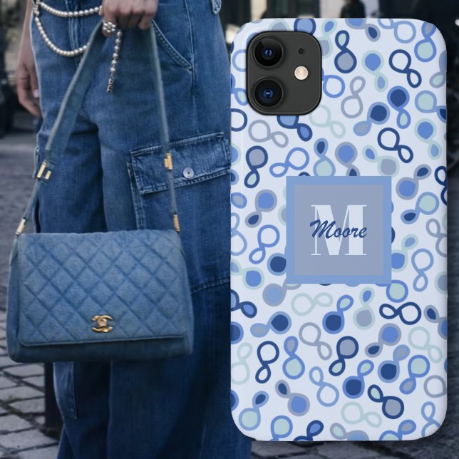 Hybrid Paisley – Blue Ombre Phone Case (Hybrid Paisley – Blue Ombre Phone Case by Leapfroglisics)