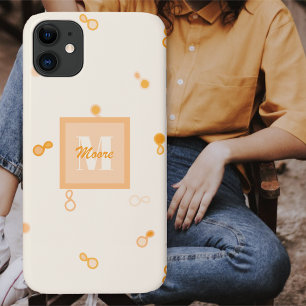 Hybrid Paisley Loosely Scattered - Orange Ombre iPhone 11 Case