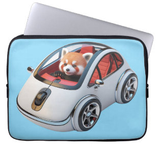Hybrid PC Mouse – With a Red Panda Driver Laptop Sleeve