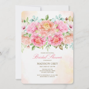 Hybrid Tea Roses  Invitation